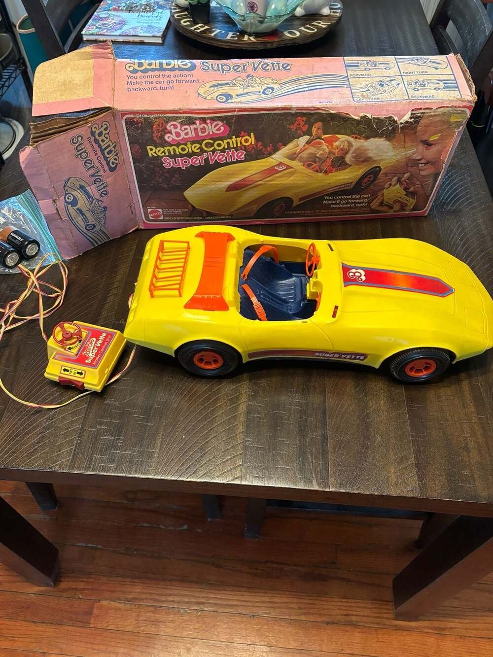 Vintage 1978 Mattel Barbie Remote Control Super 'Vette with Original Box